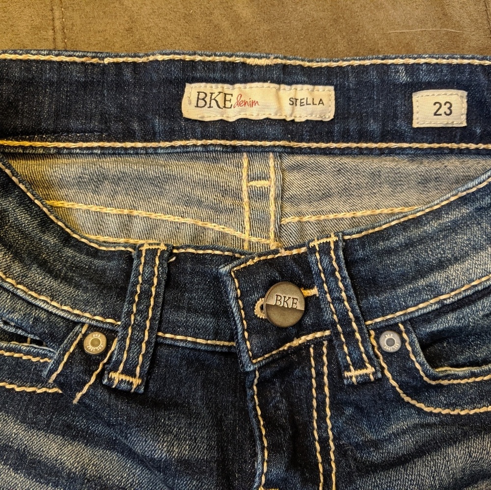 BKE denim shorts size 23 NWOT